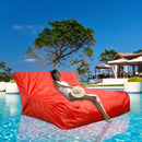 Swimming Pool Bean Bag Lounge Chair Beanbag Cover Lazychair Adult Sofa Seat Red