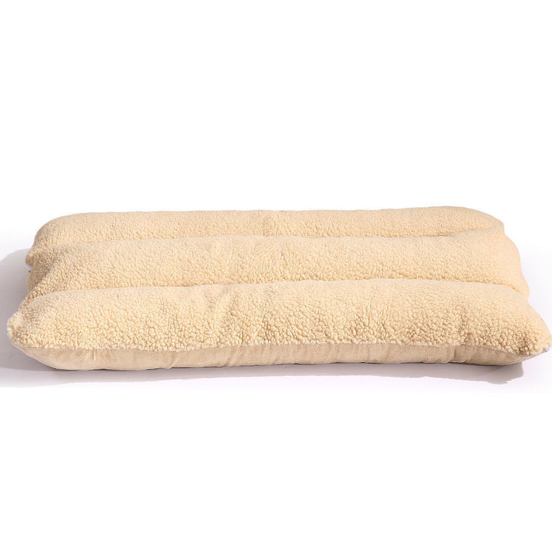 PaWz Warm Soft Pet Bed Mattress Dog Cat Pets Pad Mat Cushion Pillow Size L Beige