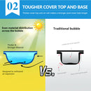 Solar Swimming Pool Cover 500 Micron Outdoor Blanket Isothermal Bubble 7 Size