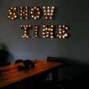 LED Metal Letter Lights Free Standing Hanging Marquee Event Party D?cor Letter E