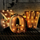 LED Metal Letter Lights Free Standing Hanging Marquee Event Party D?cor Letter E