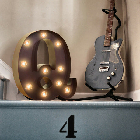 LED Metal Letter Lights Free Standing Hanging Marquee Event Party D?cor Letter E