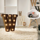 LED Metal Letter Lights Free Standing Hanging Marquee Event Party D?cor Letter H