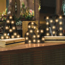 LED Metal Number Lights Free Standing Hanging Marquee Event Party D?cor Number 3