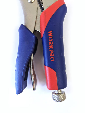 WORKPRO LONG NOSE STRAIGHT JAW LOCKING PLIERS 230MM(9INCH)