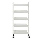 3 Tier Kitchen Trolley Cart Mesh Shelf Rolling Wheels Storage Rack Organizer