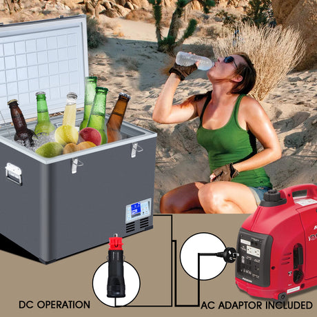 Spector 85L Portable Fridge Freezer Cooler Refrigerator Camping Caravan Boat