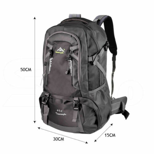 Waterproof Outdoor Backpack Sport Hiking Camping Luggage Travel Rucksack Bag