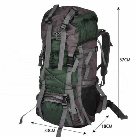 Waterproof Outdoor Backpack Sport Hiking Camping Luggage Travel Rucksack Bag