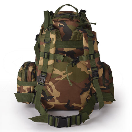 55L Hiking Camping Bag Army Military Tactical Trekking Rucksack Storage Backpack