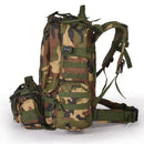 55L Hiking Camping Bag Army Military Tactical Trekking Rucksack Storage Backpack