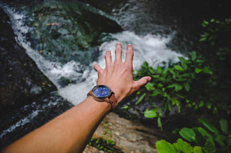 Handcrafted Kosso Wood Watch - Best Gift Idea!