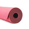 TPE Yoga Mat Eco Friendly Exercise Fitness Gym Pilates Non Slip Dual Layer Green