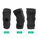 Double Metal Hinged Full Knee Support Brace Knee Protection Equipment Size L