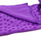 Purple Non-slip Yoga Towel Mat Eco-friendly Large Blanket And Mesh Carry Bag