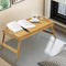 Wooden Folding Tray Bamboo Fold Up Lap Tray Tea Coffee Table Breakfast