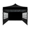 Mountview 3x3M Gazebo Pop Up Tent  Marquee Party Wedding Camping Canopy Black