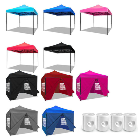 Mountview 3x3M Pop Up Gazebo Outdoor Folding Tent Party Marquee Canopy Sunshade