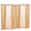 Levede 4 Panel Free Standing Foldable  Room Divider Privacy Screen Wood Frame