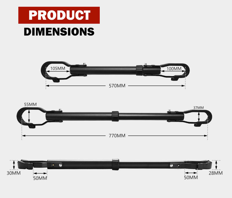 SAN HIMA Bicycle Bike Bar Conversion Adaptor For Car Rack Carrier Car Racks Y Frame