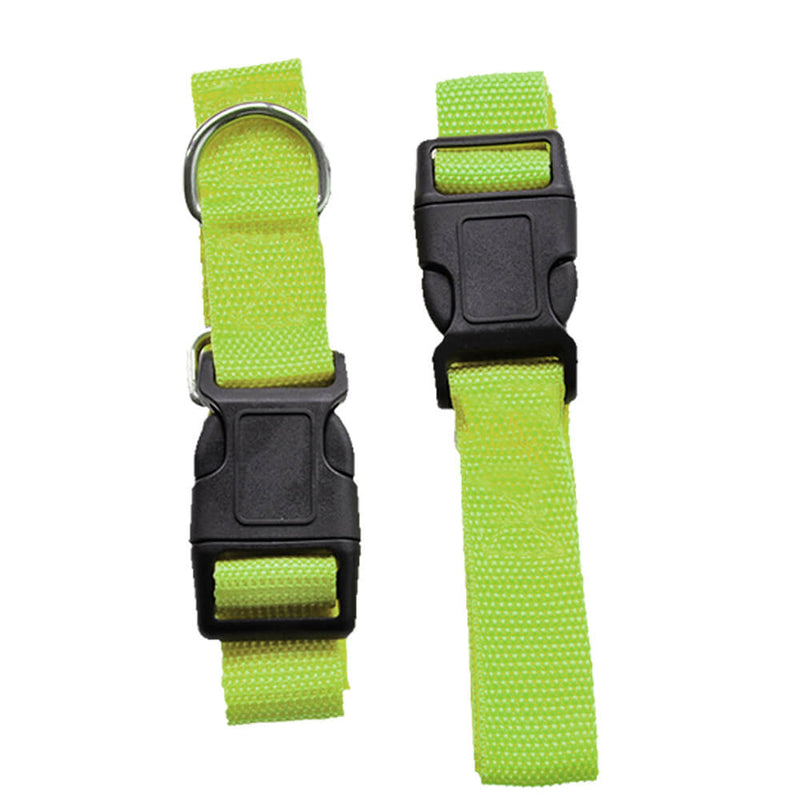 Adjustable Dog Hands Free Leash Waist Belt Buddy Jogging Walking Running Green